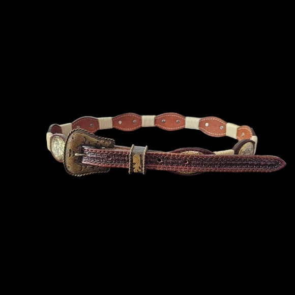 Source Unknown | Accessories | Womens Western Brown And 